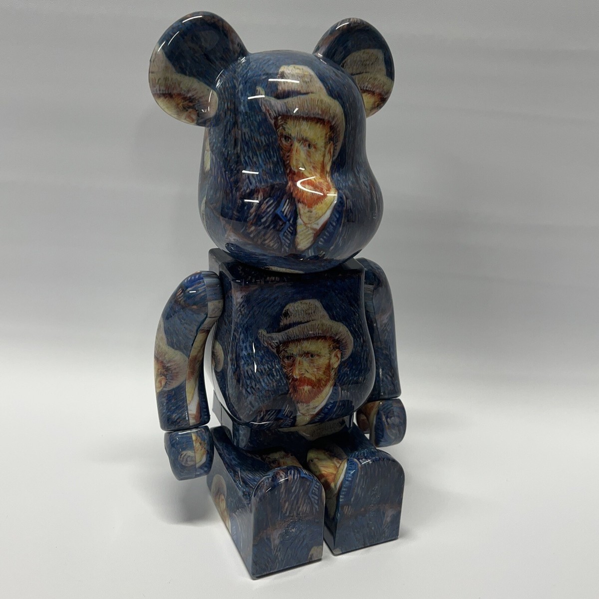 Bearbrick Van Gogh 400% Museum Self-Portrait With Grey Felt Bearbrick Van Gogh 400% Museum Self-Portrait With Grey Felt