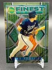 1995 Topps Finest w/ Coating Bob Hamelin Kansas City Royals #11