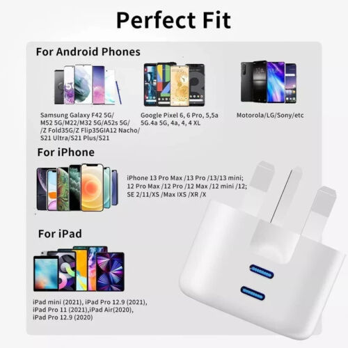 20W USB-C PD Charger Adapter | Fast Charging Cable for Mobiles & USB-C Devices - Picture 10 of 78