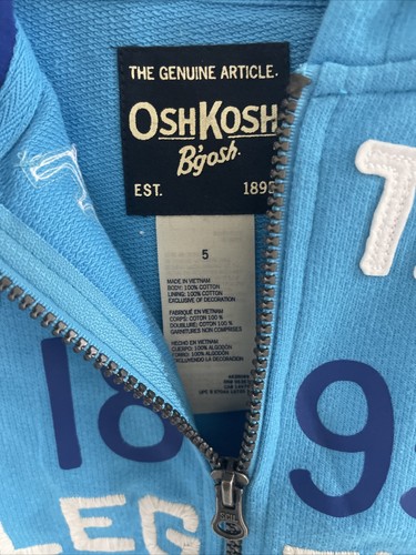 OSHKOSH BOYS SIZE 5 Sweater Surf Team - Picture 2 of 5