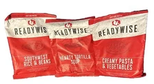 Ready Wise 3 POUCH  VARIETY Emergency Food BUNDLE