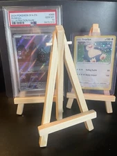 5 Wooden Trading Card Easel Display Stand For Pokémon TCG Art Wedding Events
