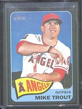 2014 Topps Heritage Black Border #THC-250 Mike Trout Please Read