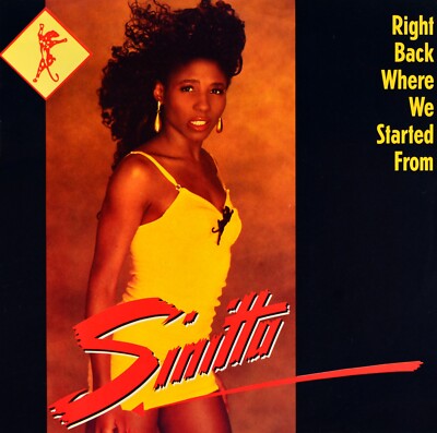 7'' SINITTA Right Back Where We Started From CV MAXINE NIGHTINGALE 1989 like NEW!