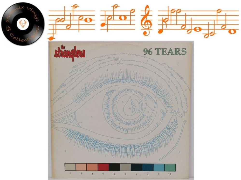 The Stranglers 96 Tears 12"" Single A1 B1 Pressing Promo - EX