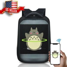 BEST Gift! LED, light-up Backpack,high school,college.bluetooth,wifi laptop bag