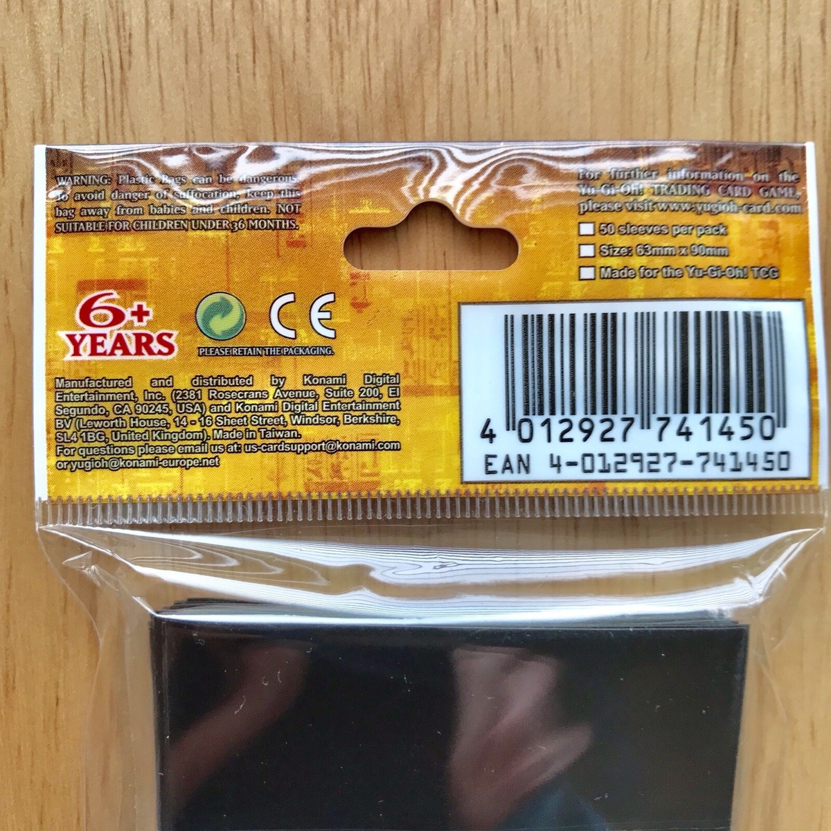 yugioh card back sleeves Sleeves: Konami 20th Anniversary Sleeves — Transcend Cards main image 1