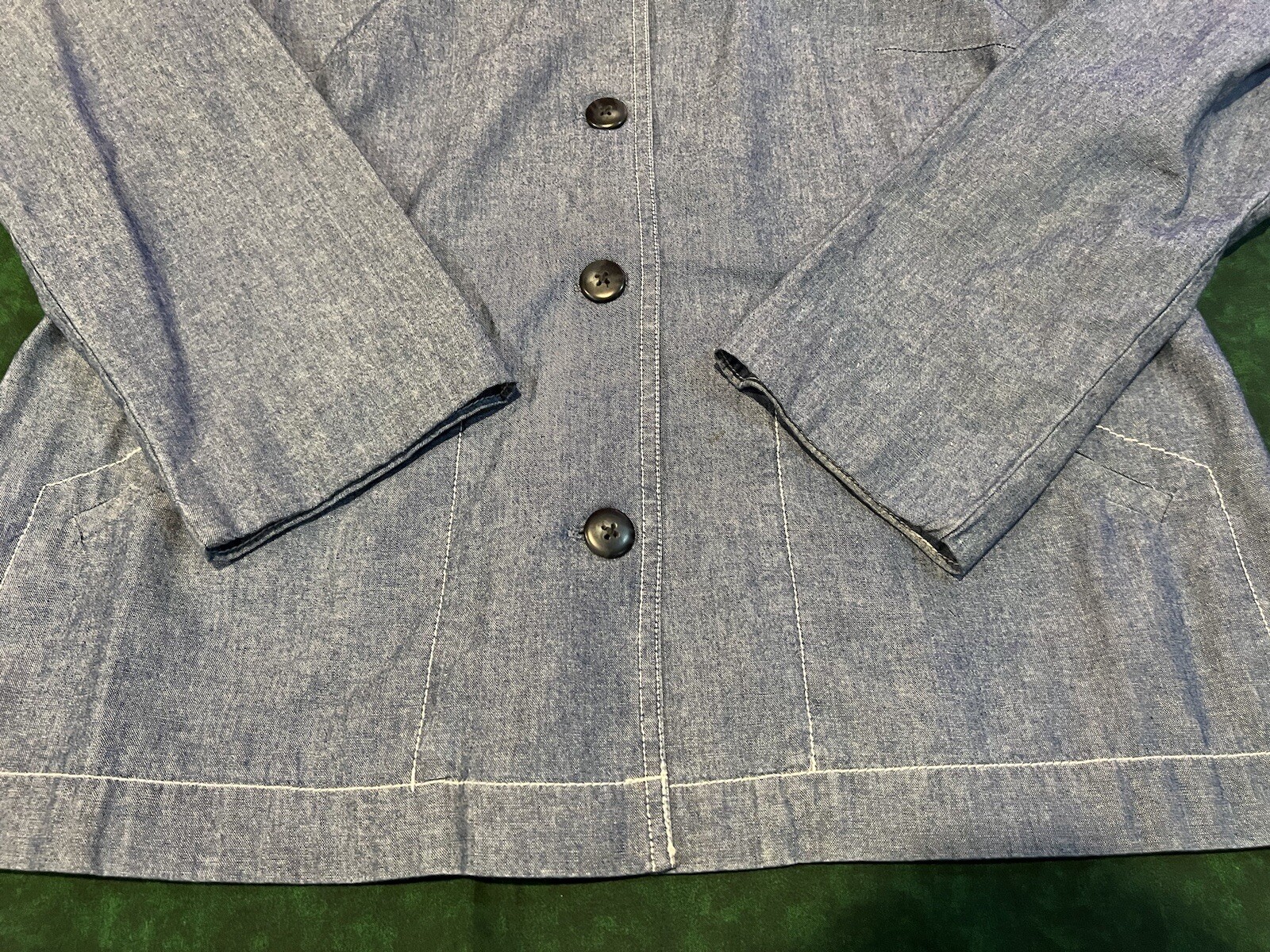 Pendleton Blue Denim Jean Jacket Button Front Bla… - image 3
