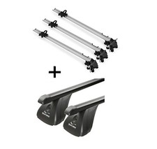 3xRadträger BikePro+Dachträger VDP Sta für für BMW 3er Touring E46 5Tür 03-05