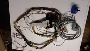 Kabelbaum mit Kondensator Türschloss Kabel Waschmaschine AEG Lavamat L6470FL