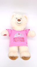 Build a Bear Lil' Cub Pudding Bear with Birthday Princess T-shirt