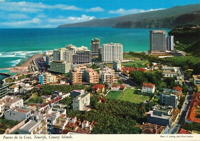 AK PUERTO DE LA CRUZ - TENERIFE - CANARY ISLANDS 1976 GELAUFEN!