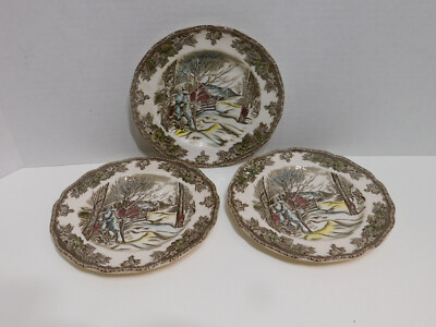 Johnnson Brothers Friendly Village  3 Bread and butter Plates