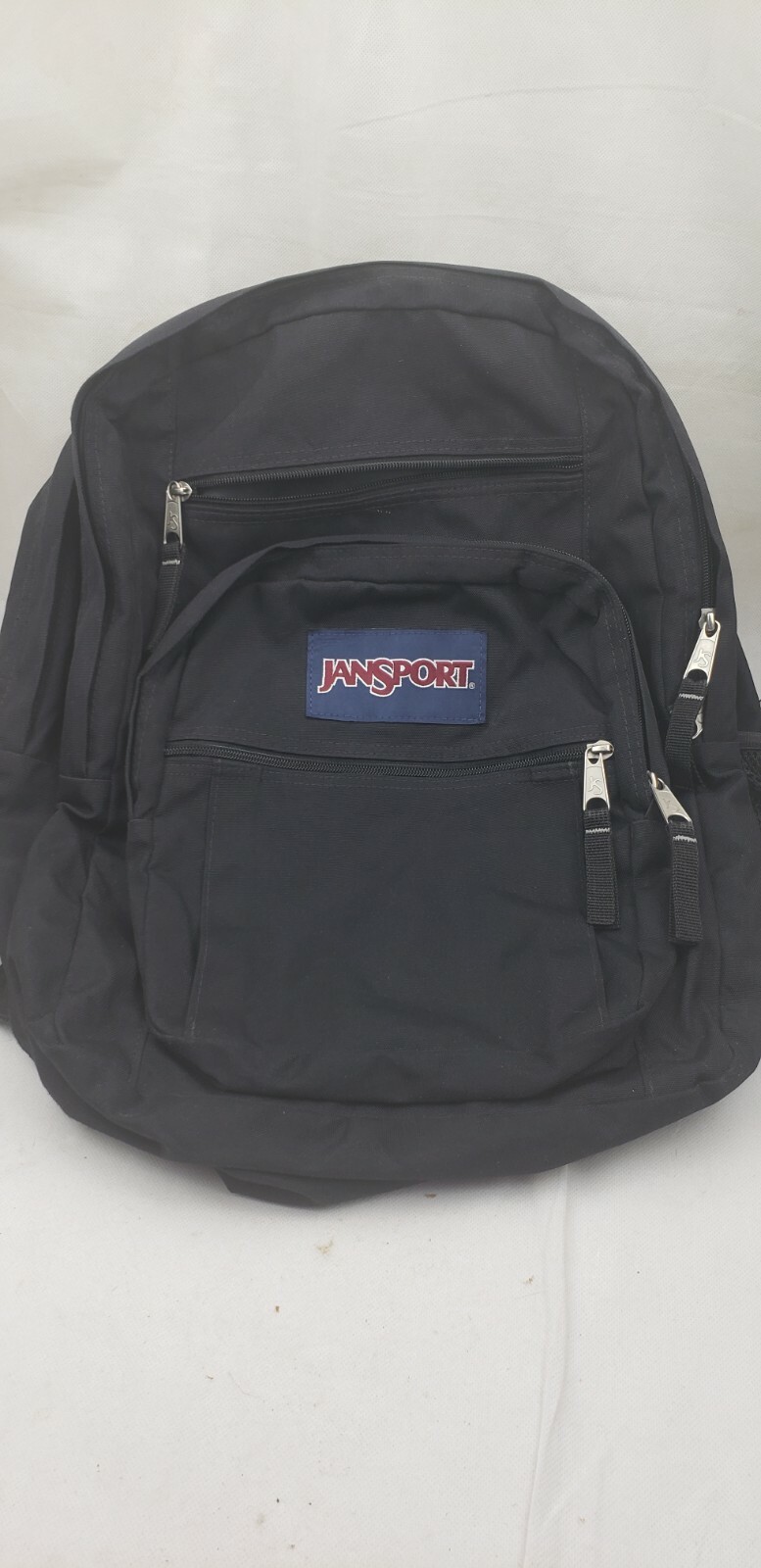big black jansport backpack