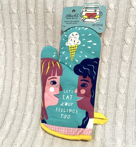 Eat Your Feelings Oven Mitt