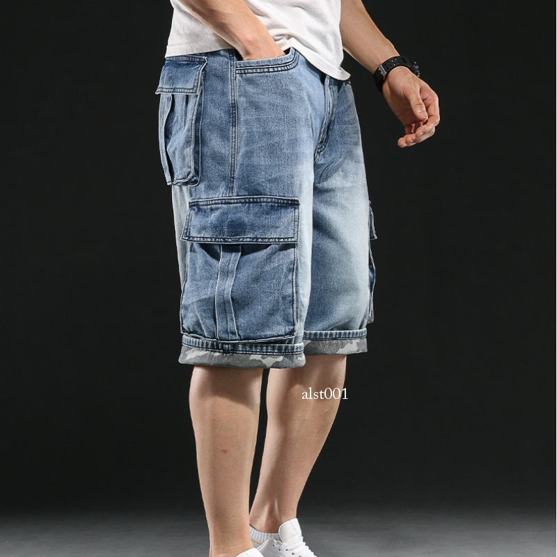 AOPEZIA Baggy jeans shorts Y2K heren zomer shorts jeans hiphop denim