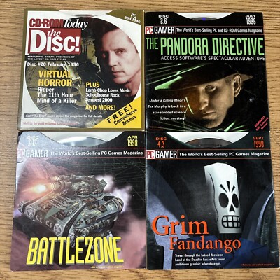 Computer Weekly Demo Disc Pc Gamer Demo Disc Lot Of 4 | eBay