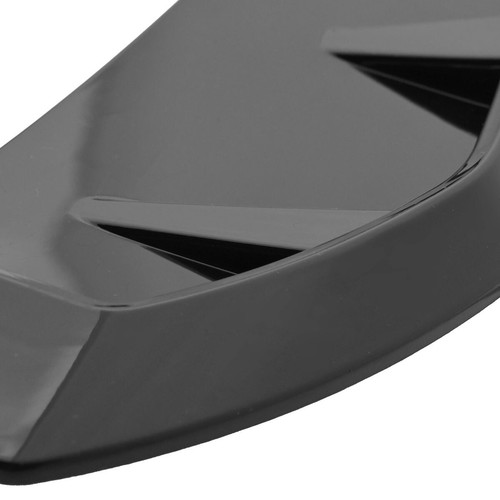Black Side Fender Vent Air Wing Cover Trim For Honda Civic 10th Gen 2016-2021 - Picture 11 of 13