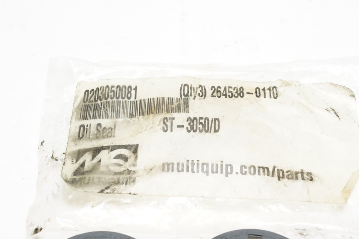 専用2 New Lot of 3 MULTIQUIP : OIL SEAL ST-3050/D PART NO. 0203050081
