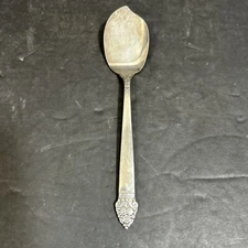 Vintage Community Plate Silver Plate King Cedric Jelly Spoon Vintage 6 1/4”