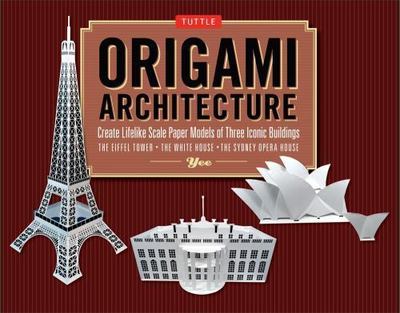Origami Architecture Kit: Create Lifelike Scale Paper Models of Thre - VERY GOOD