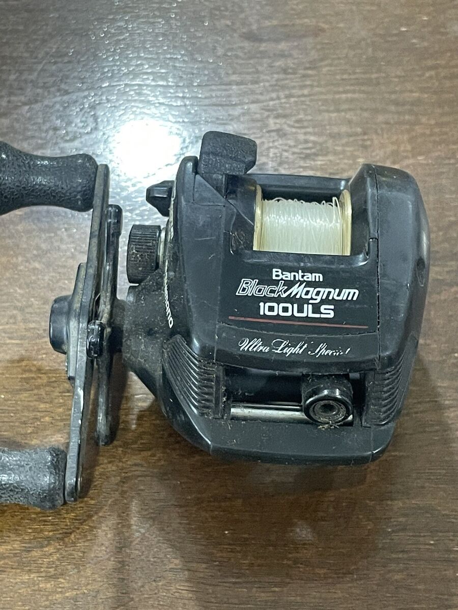 Shimano Bantam Black Magnum 100 ULS Ultra Light Special Used Shimano Bantam Black Magnum 100 ULS Ultra Light Special Used