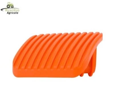 PEDALE ACCELERATORE ARANCIONE TRATTORE FIAT CASE 70x55 mm 84250071 ORIGINALE CNH