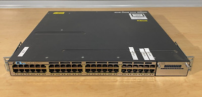 Cisco Catalyst 3750X Series WS-C3750X-48T-L 48-Port Gigabit Switch