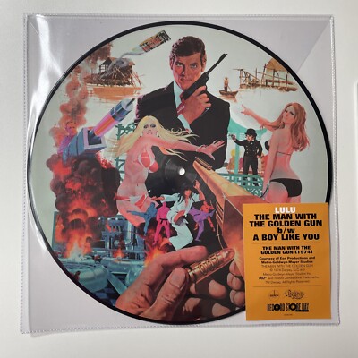 Lulu James Bond- Man With The Golden Gun Record Store Day 24 Picture Vinyl 12''
