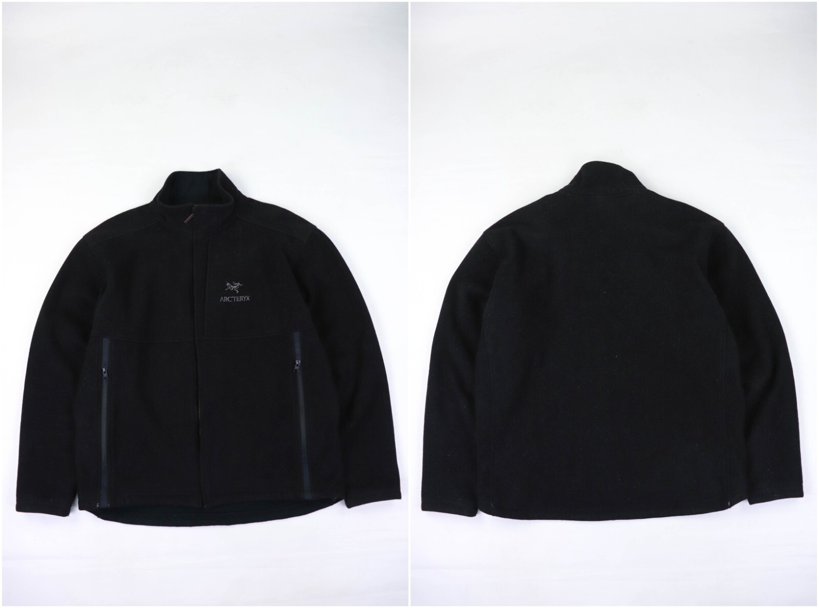 Giacca grande vintage anni 90 00 Arc'teryx made in Canada misto lana cashmere nero