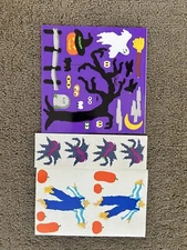 Vintage 1986-2002 Mrs Grossman Halloween stickers lot of 3 - good condition