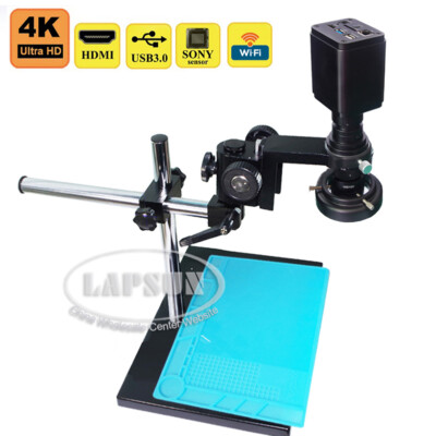 Auto Focus Focal 4K 60FPS IMX334 HDMI USB WIFI Industry Camera Stereo Microscope