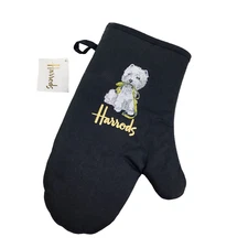 New Harrods Knightsbridge Oven Mitt Embroidered Westie Dog West Highland Terrier