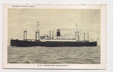united states lines  S.S president roosevelt  a.a