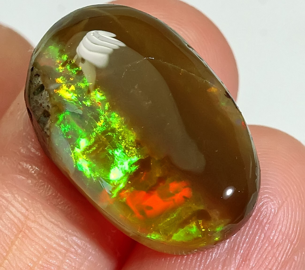 13Ct African Matrix Black Opal Cab PWY241