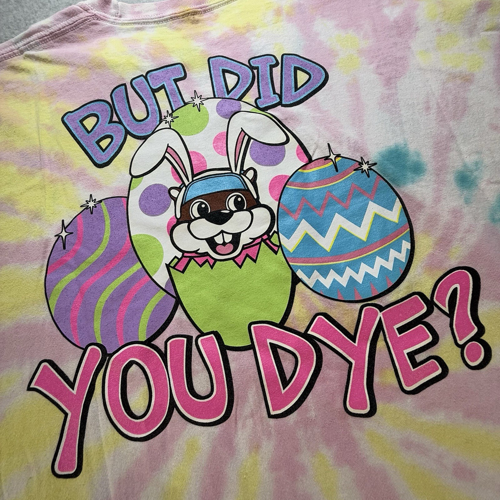 BUC-EE'S T Shirt Size 2XL Easter Buc-ees Beaver Tie Dye