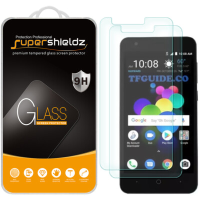 [2-Pack] Supershieldz Tempered Glass Screen Protector for ZTE Blade T2 Lite
