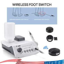 LED Dental Ultrasonic Piezo Scaler Handpiece Bottle Fit EMS Woodpecker +5 Tips