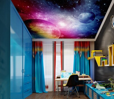3D Planet H1783 Decke Tapete Wandbilder Wandbild Aufkleber Deco Erin 23