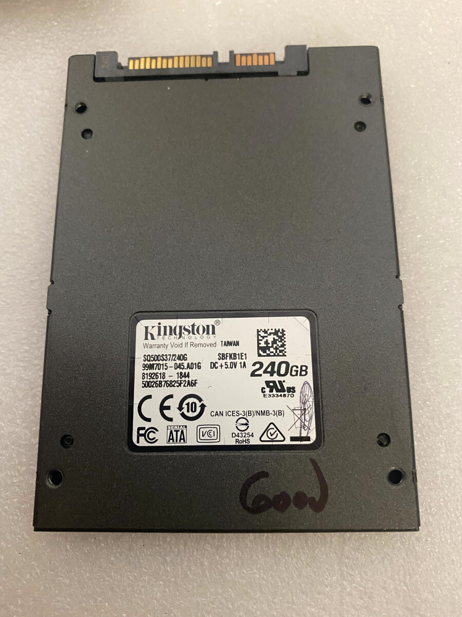 〚未開封〛Kingston SSD Q500 480GB 2個 SQ500S37 Amazon.co.jp: Kingston Technology Q500 SSD Q500 480GB 2.5