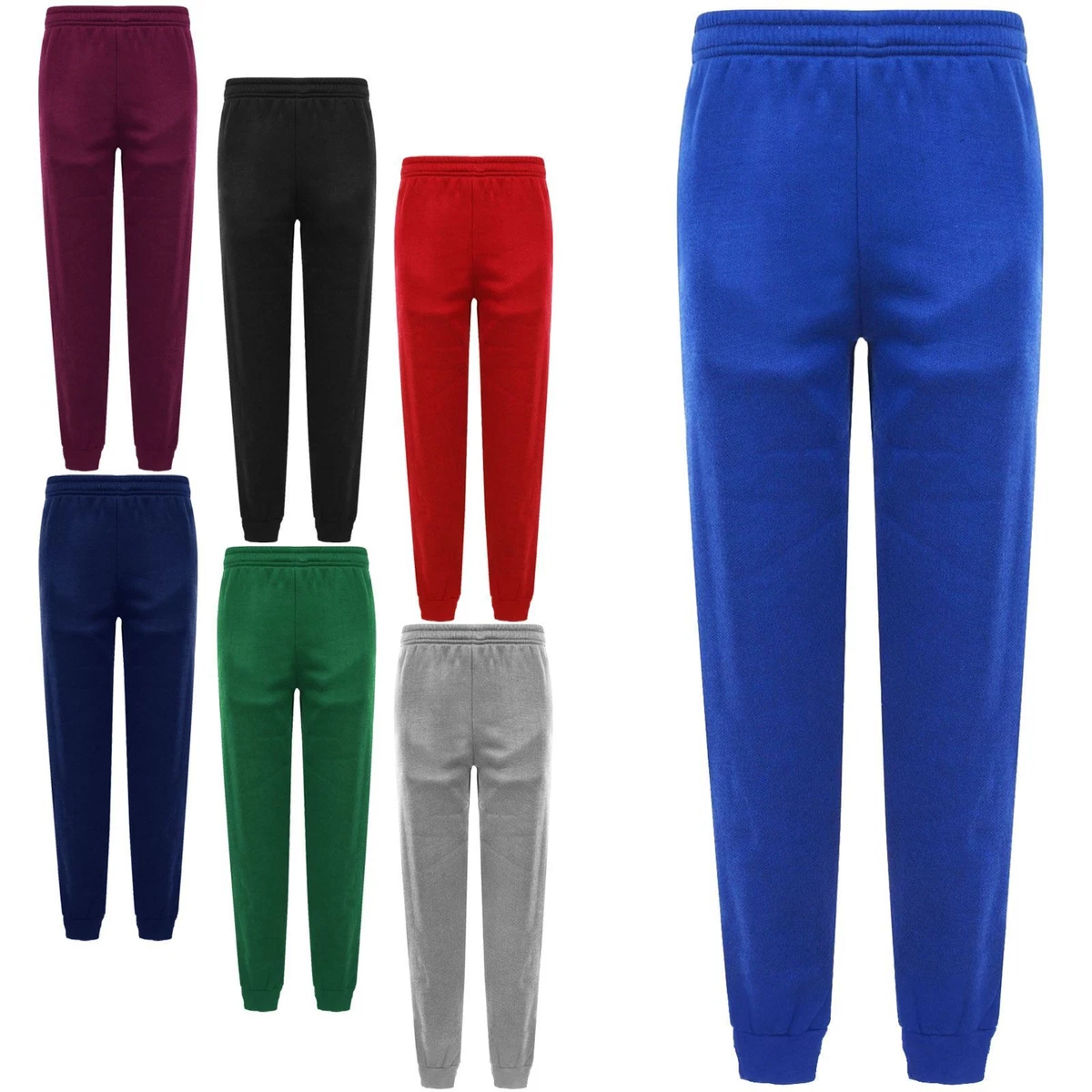 Girls school jogging bottoms discount