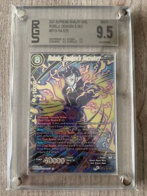 Dragon Ball Super Robelu Demigra's Secretary BT13-154 SCR Grade RGS Mint+. 9,5