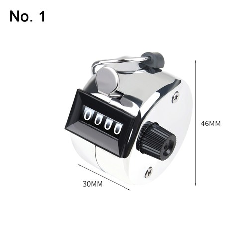 Metal Mechanical Tally People Counter 4 Digit Palm Golf Finger Counting Clicker - Picture 12 of 23