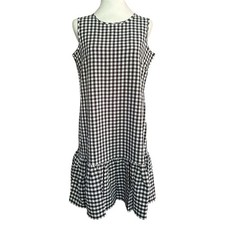 Tommy Hilfiger Black and White Gingham Dress-Women s Size 6 NeW