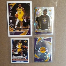 Panini LeBron James Lakers NBA 4 Card Lot 2019-20 Highlights Finals MVP