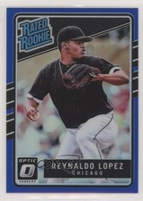 2017 Panini Donruss Optic Rated Rookies Blue Prizm 91/149 Reynaldo Lopez #48 fm0