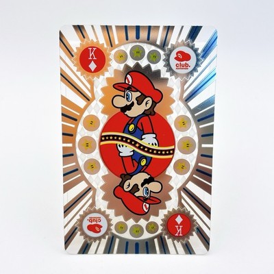 Nintendo Premium Mario Trump Playing Cards King of Diamonds Rare Japan Exclusive