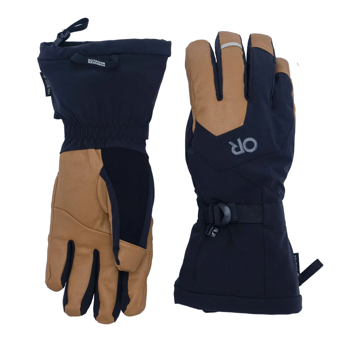 Outdoor Research Arete Modular Gore-Tex Gloves - Men's - Large / Black/Natural
