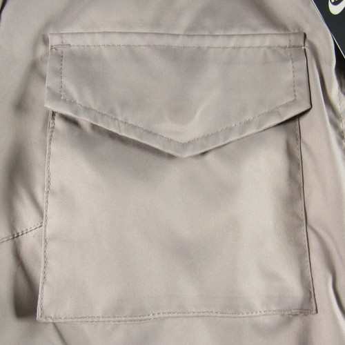 Nike Jacket Womens Medium Gray Front Snap Multi Pocket Full Zip Utility Swoosh - Picture 7 of 13