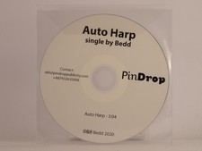 BEDD AUTO HARP (F33) 1 Track Promo CD Single including Plastic Sleeve PIN DROP